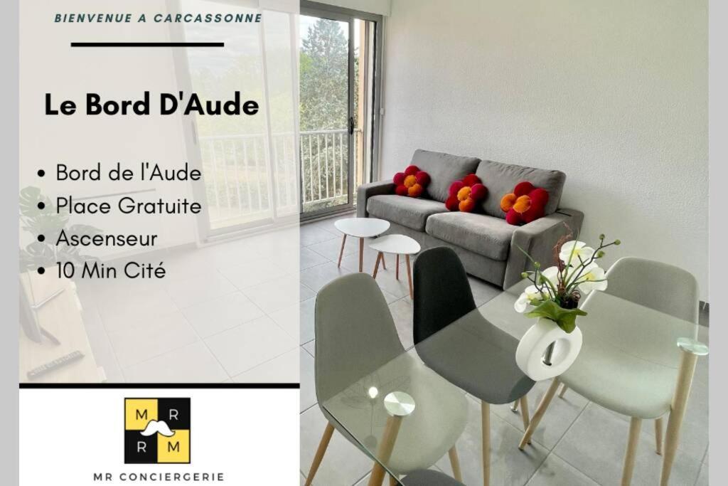 Bord d'Aude Parking Privatif Proche cité médiévale Carcassonne Extérieur photo